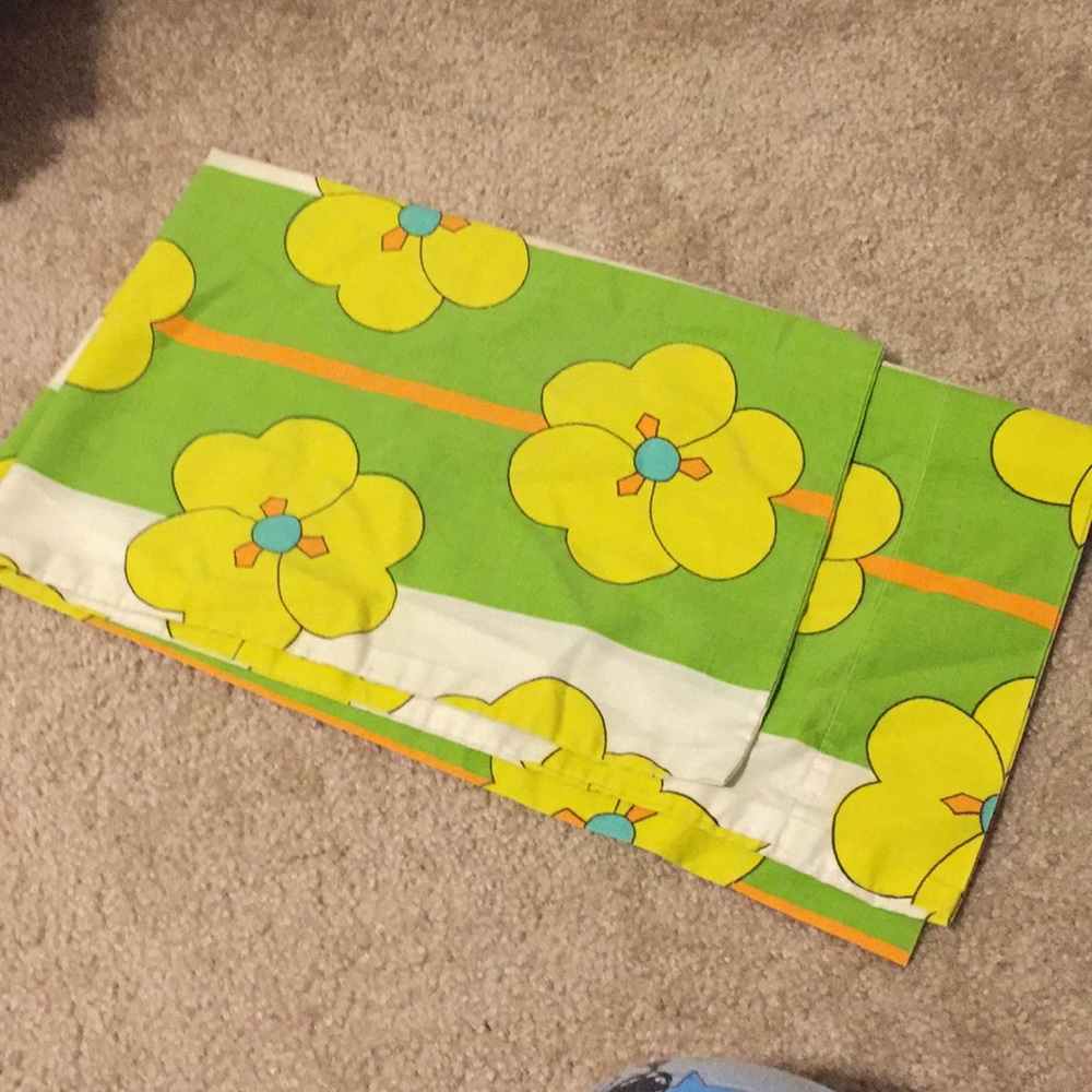 Vintage pillow case